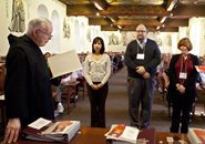 Photo of oblates at a ceremony.